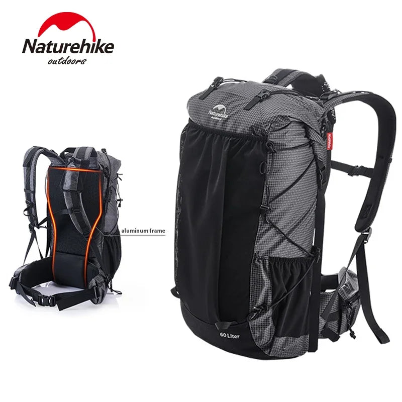 Naturehike Large Capacity Outdoor Hiking Backpack With Rain Cover
