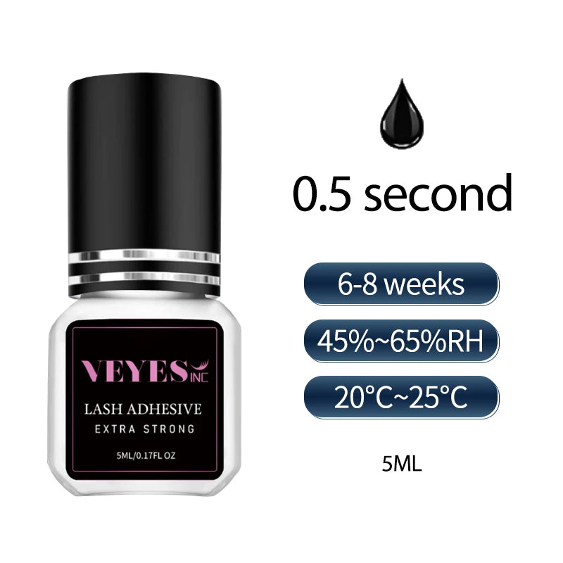 Veyes Inc Professional Fast Drying Eyelash Extensions Glue