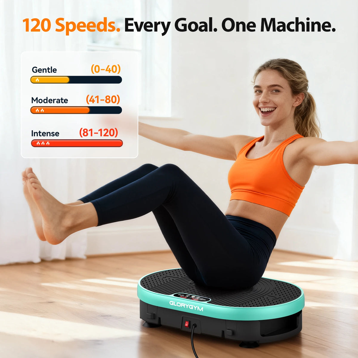 LED Display Vibration Plate Exercise Machine Whole Body Workout Power Vibrate Platform for Lymphatic Drainage Fitness Equipment