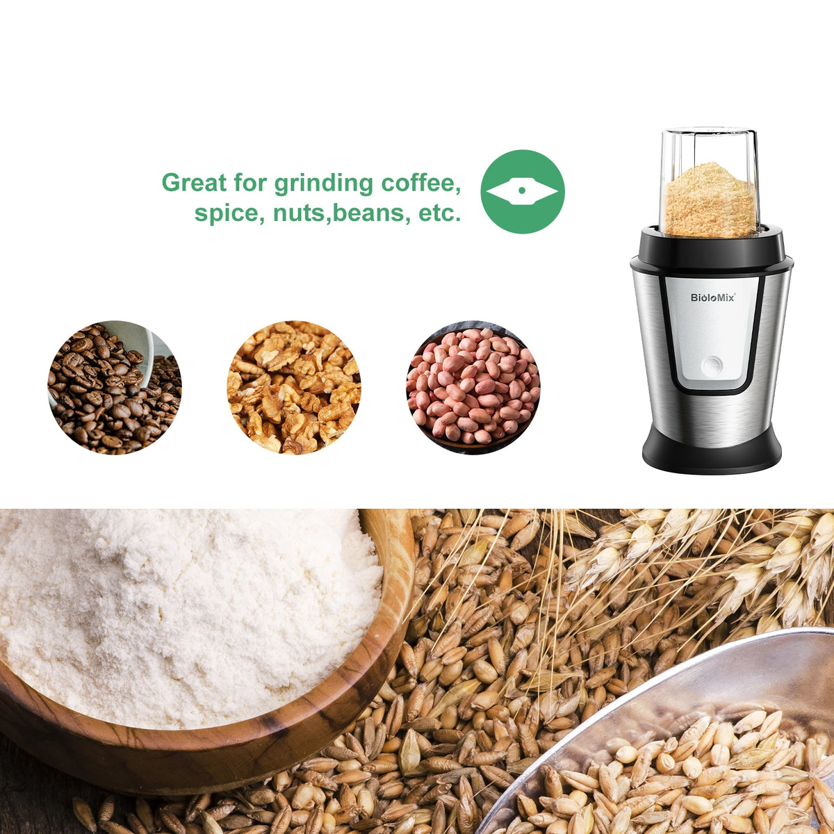 Biolomix 700W Multifunctional Portable Food Processor Blender