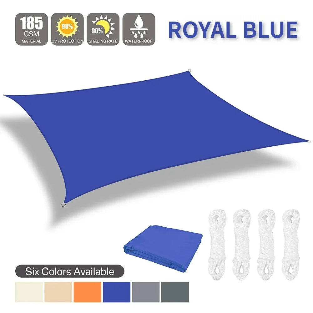 Waterproof Outdoor Shade Sail Canopy For Patio Garden Protection