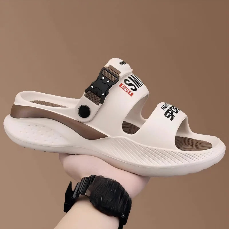 Men Anti Slip Outdoor Sandals With Thick Comfortable Durable Sole