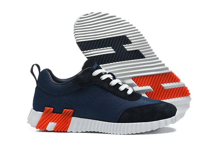 New Hot Spring Summer Outdoor Fashion Casual Patchwork Low-Top Sports Shoes Men Round Toe Lace-Up Thick Bottom Non-Slip Shoes