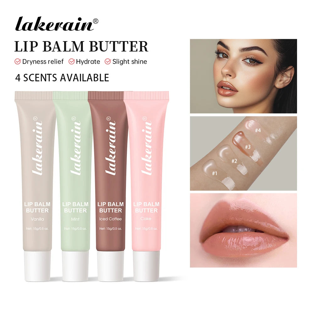 Ibcccndc Deep Moisturizing Mirror Lip Balm Butter Set