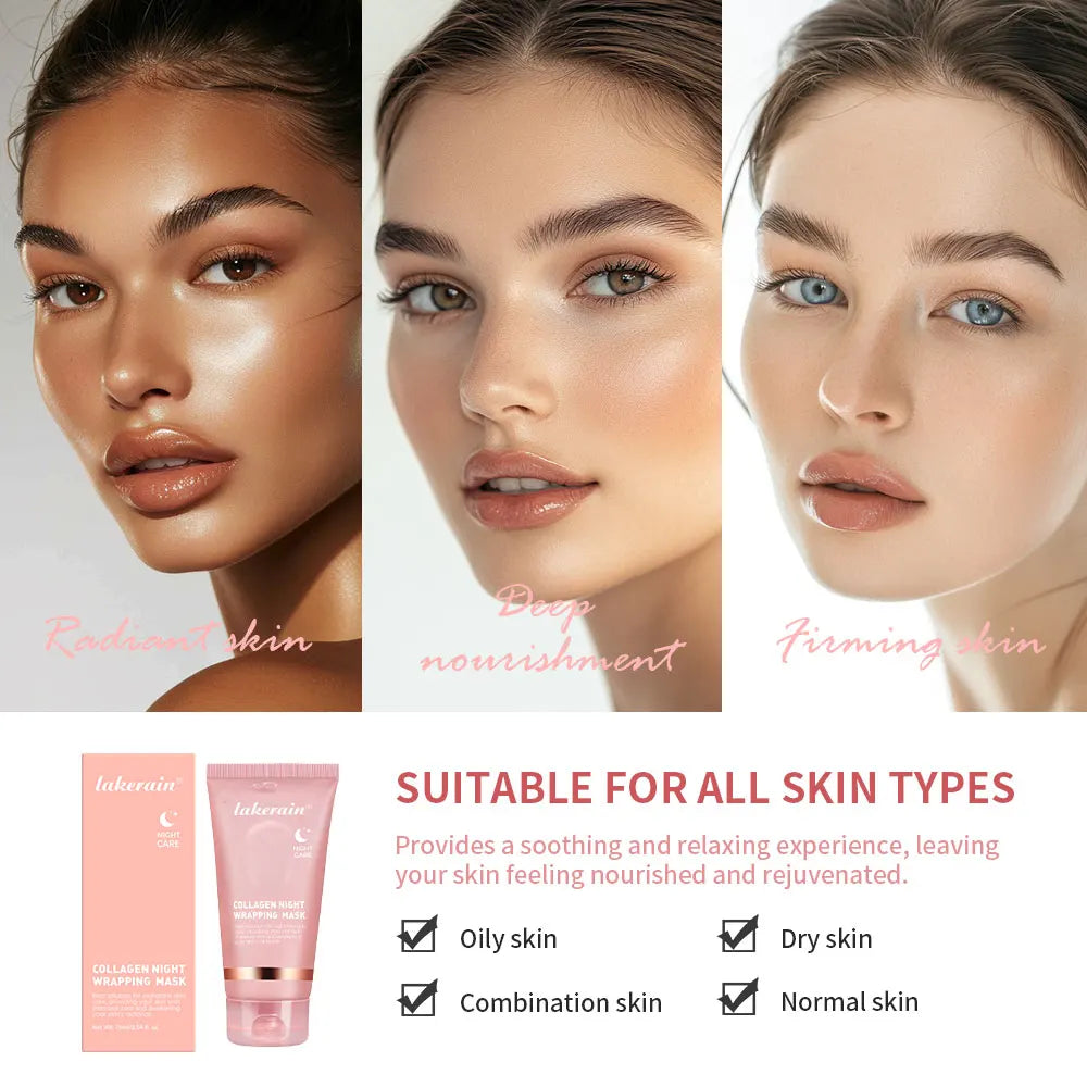 Ibcccndc Collagen Overnight Hydrating Peel Off Facial Mask