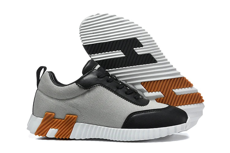 New Hot Spring Summer Outdoor Fashion Casual Patchwork Low-Top Sports Shoes Men Round Toe Lace-Up Thick Bottom Non-Slip Shoes
