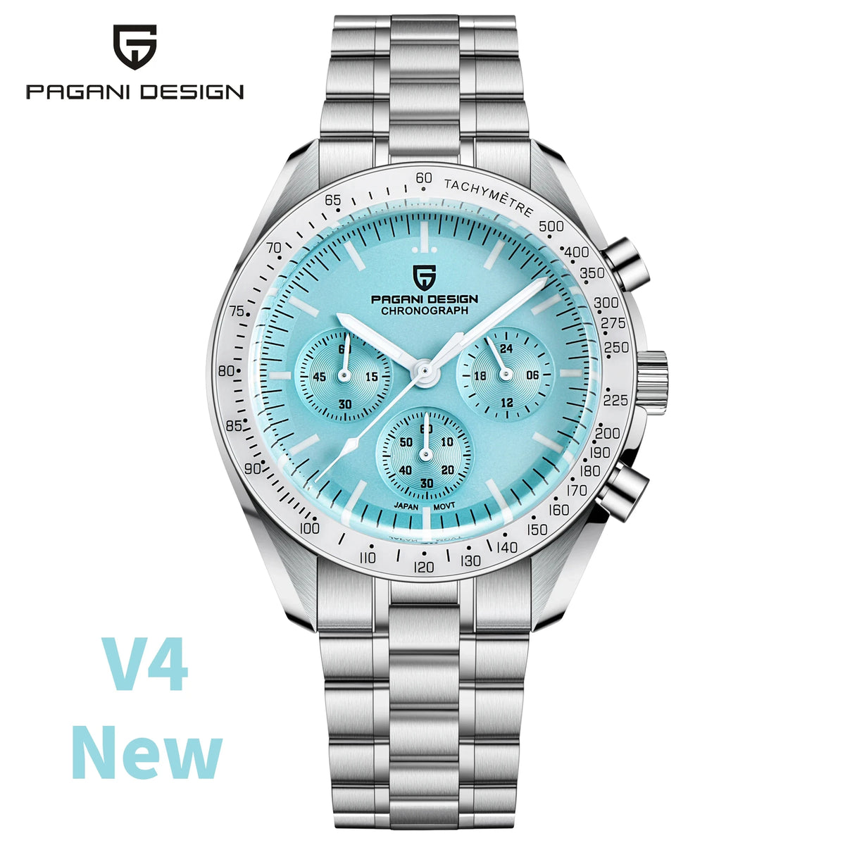 Pagani Design Men Sports Chronograph Quartz Watch With Sapphire Crystal