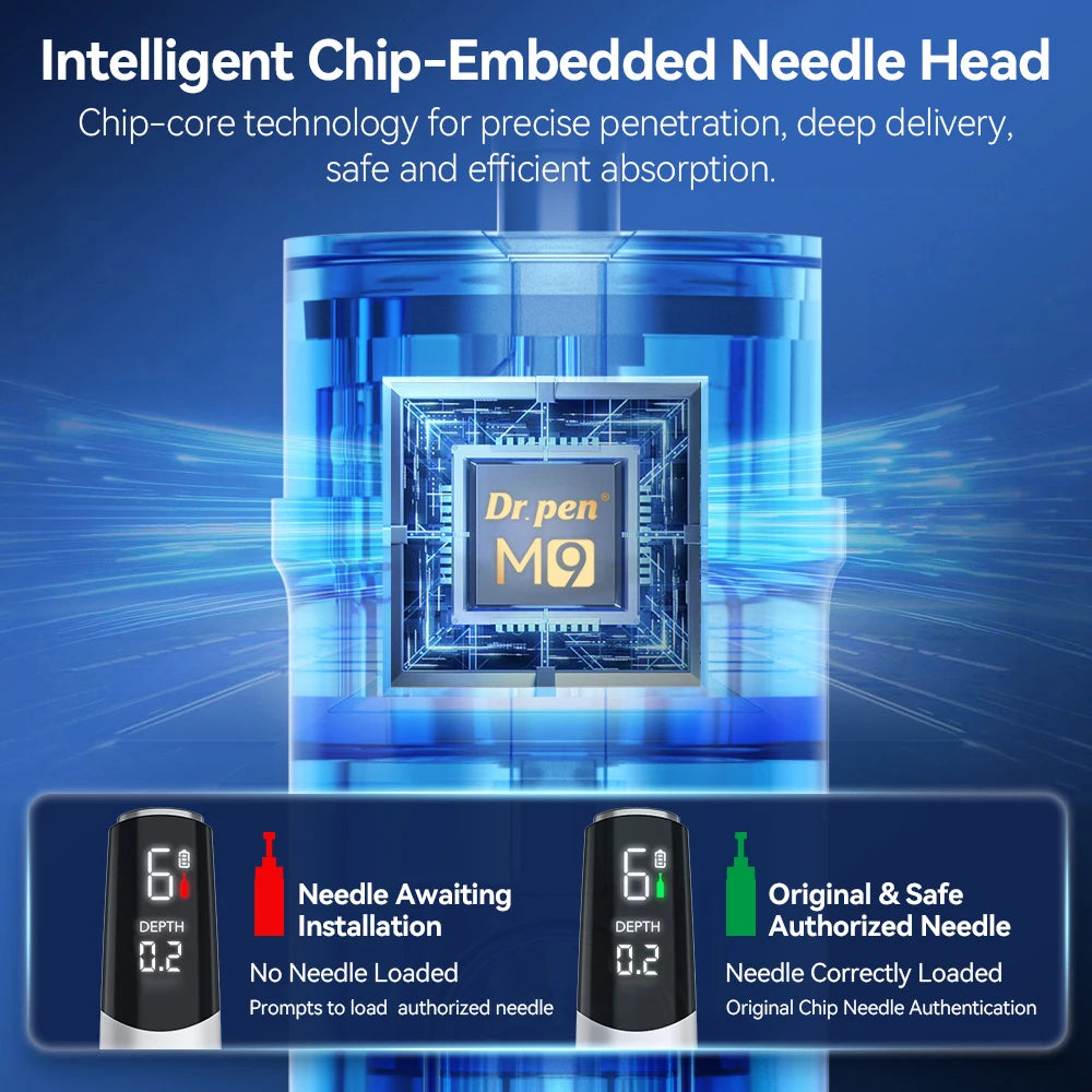 Hello Face M9 Microneedle Pen With M300 Led Mask Kit