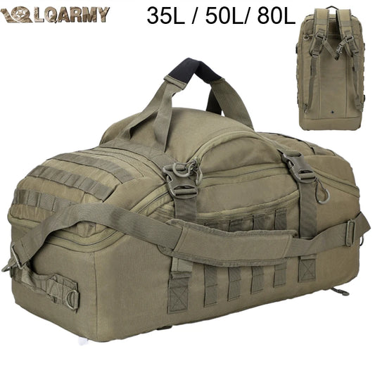 LQARMY Outdoor Tactical Polyester Hiking Travel Backpack