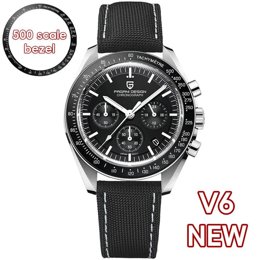 Pagani Design Stainless Steel Quartz Watch With Sapphire Glass