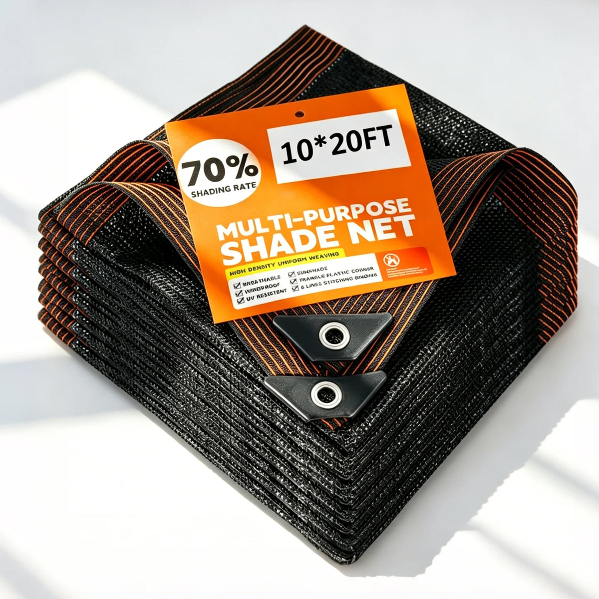 Heavy Duty 70 Percent Shade Cloth UV Resistant Garden Netting