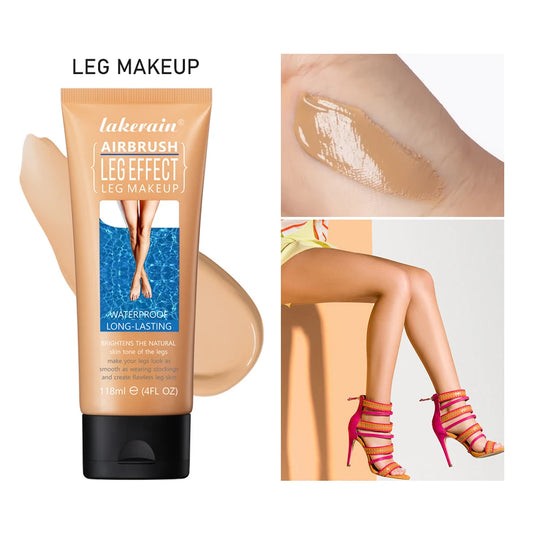 3colors Leg Makeup Moisturizing Liquid Body Foundation Fake Tan Cream Tanning Body Waterproof Long-lasting Lotion Even Skin Tone