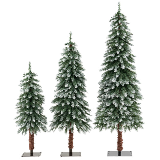 Lifezeal Pre Lit Artificial Pencil Christmas Tree Holiday Decoration