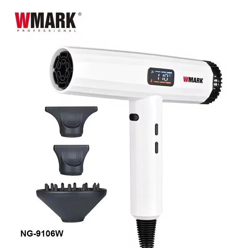 Wmark Professional Hair Dryer With Hot And Cold Air Settings