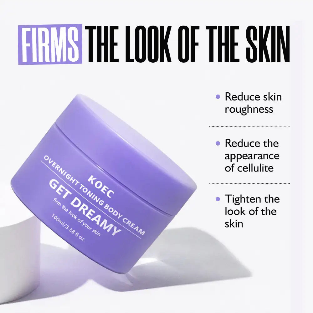 Premium Overnight Toning Body Cream For Moisturizing Firming Skin Care