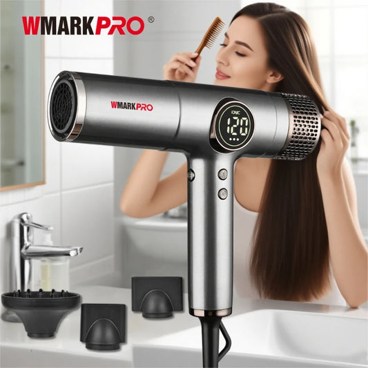 Wmark Professional Hair Dryer Featuring Negative Ion Bldc Motor