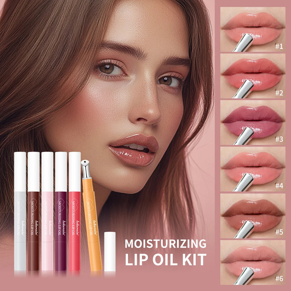 Moisturizing Plumping Lip Oil Remove Sloughed Off Lip Skin Long Lasting Glass Shiny Finish Lip Care Gloss Nourishing Lips Beauty Makeup