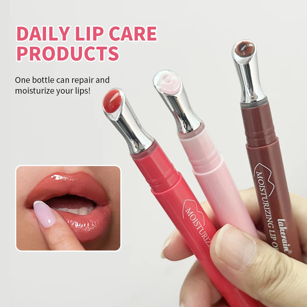 Moisturizing Plumping Lip Oil Remove Sloughed Off Lip Skin Long Lasting Glass Shiny Finish Lip Care Gloss Nourishing Lips Beauty Makeup