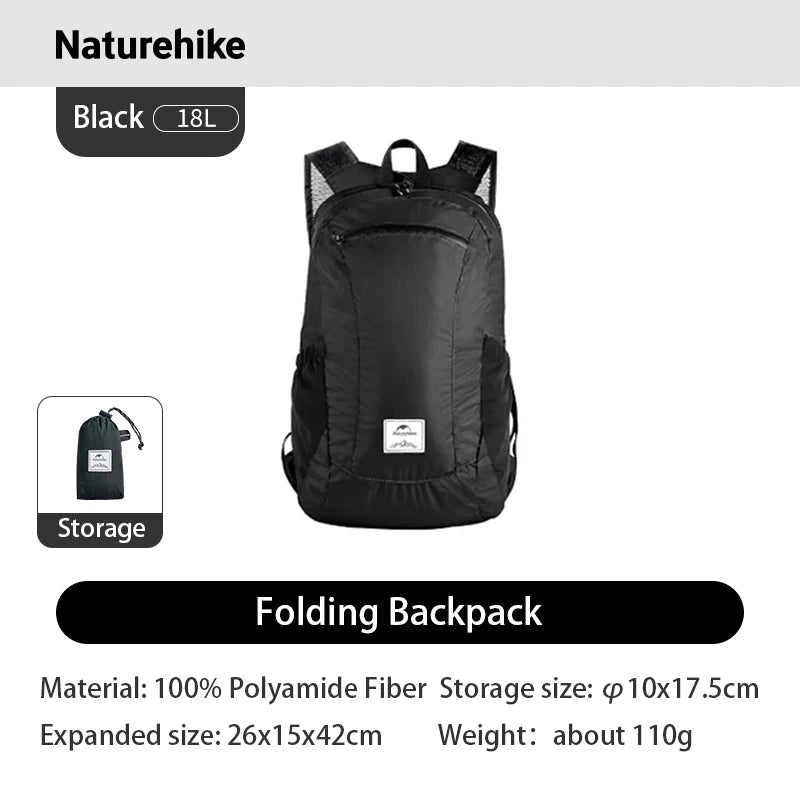 Naturehike Ultralight Waterproof Foldable Backpack For Outdoor Hiking