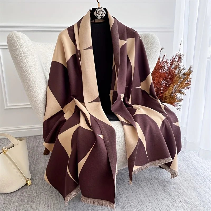 1pc Women Winter Scarf, Warm and Substantial, Suitable for Keeping Warm in Winter, Works as Shawl, Blanket, Fashion Accessory