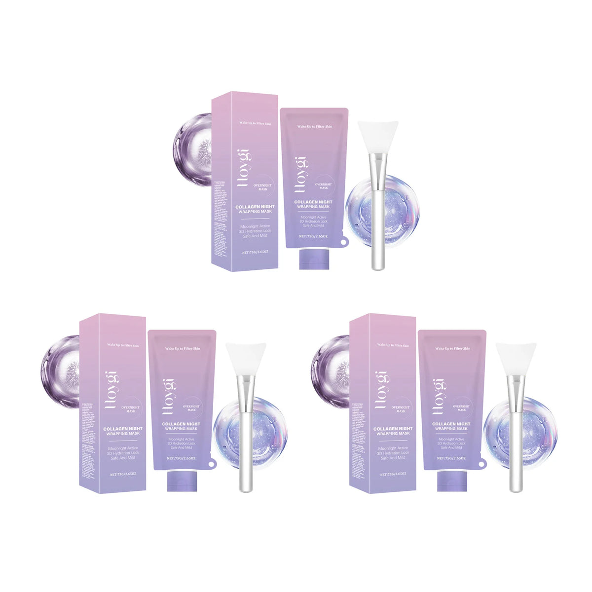 Hoygi Collagen Night Wrapping Mask with Hyaluronic Acid