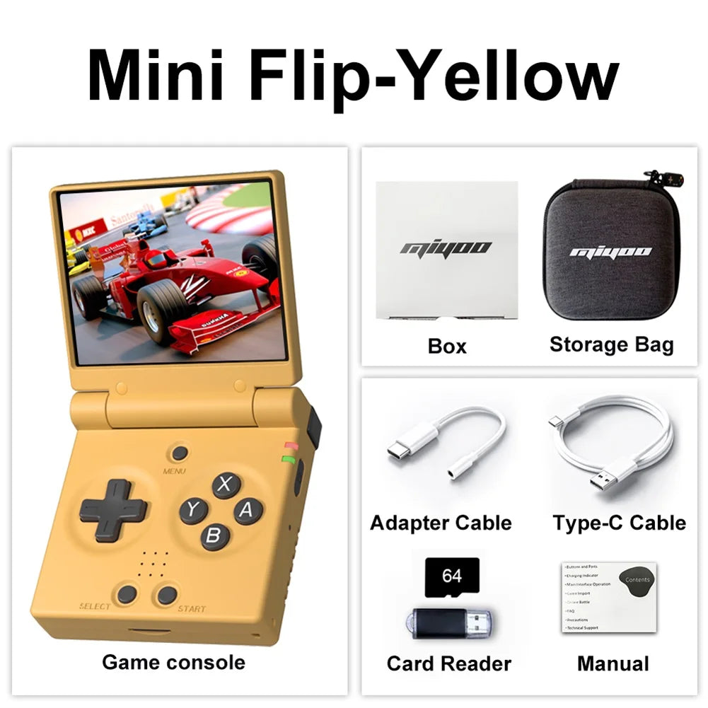 MIYOO Classic Mini Flip Retro Handheld Game Console