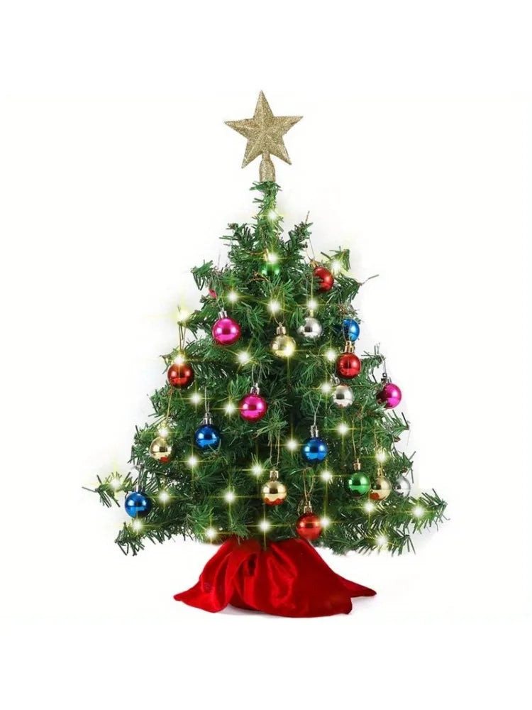 Joyfy Mini Christmas Tree With Clear Led Lights And Star