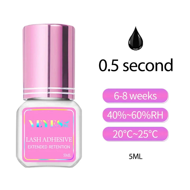 Veyes Inc Professional Fast Drying Eyelash Extensions Glue