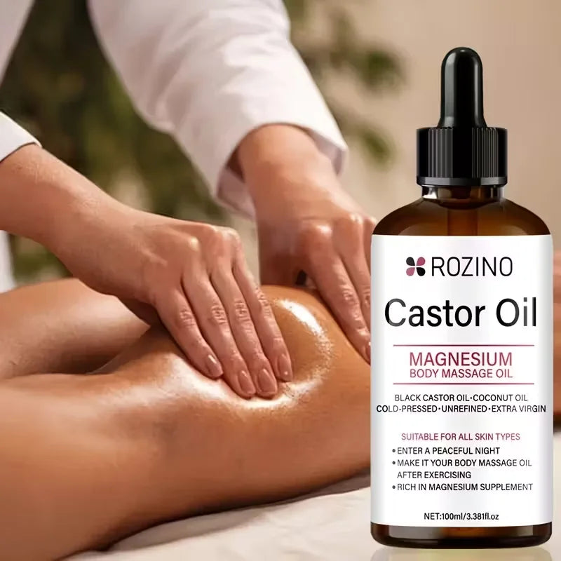 Rozino Magnesium Essential Massage Oil For Face And Body Care