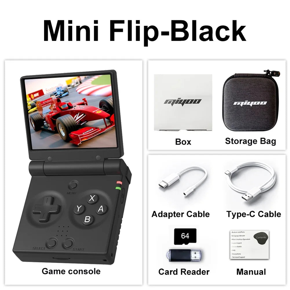 MIYOO Classic Mini Flip Retro Handheld Game Console