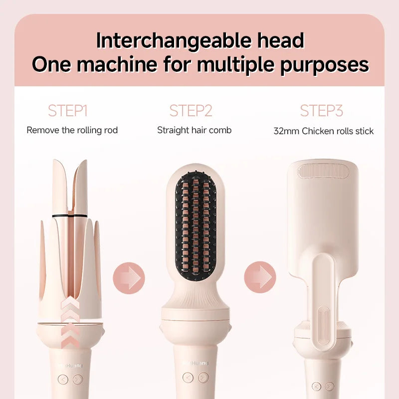 Minhuang Automatic Curling Iron Negative Ion Smart Temperature Wand