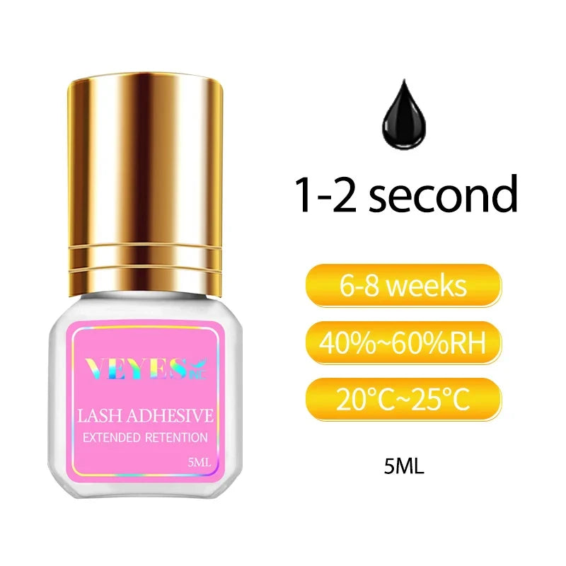 Veyes Inc Professional Fast Drying Eyelash Extensions Glue