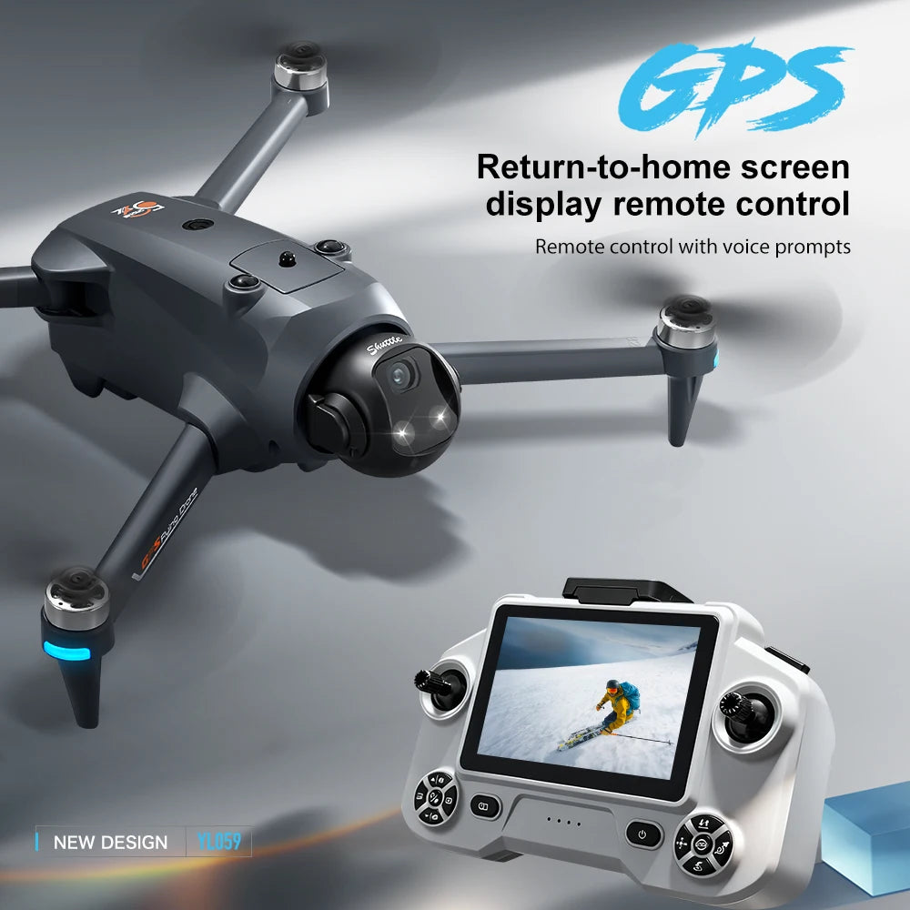 ZNLYRION YL059 GPS Foldable Drone With Obstacle Avoidance Camera