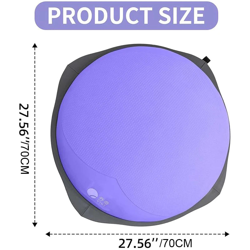 Workout equipment for home， balancing ball，half ball balance trainer，Yoga Exercise Ball for Home Gym Core Training Anti-Skid Surface,Aerobic exercise, dynamic balance training, core activation