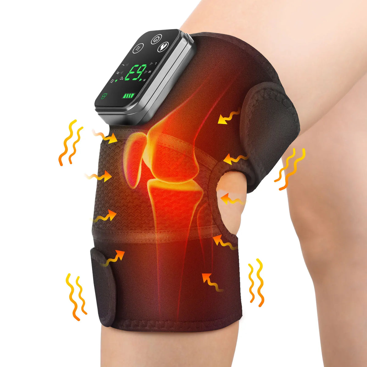 Hailicare Rechargeable Knee Massager With Heating And Vibration