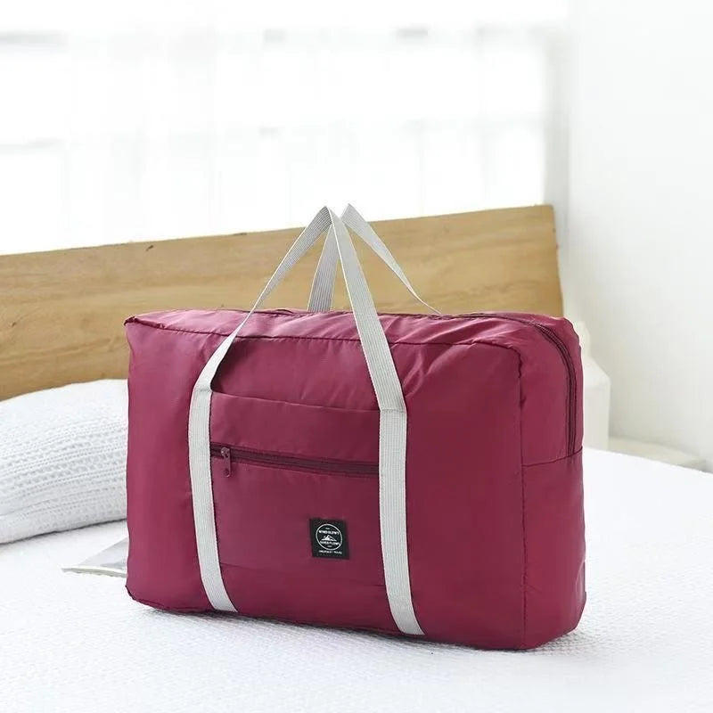 Foldable Travel Duffel Bag for Airlines Carry on Bag for Women and Girls Lightweight Large Capacity Sports Weekend Trip Overnigh