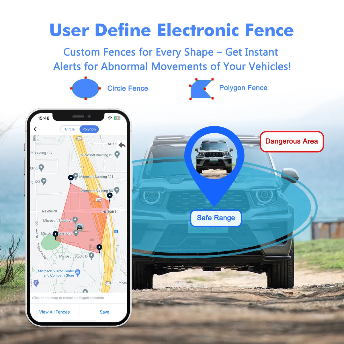 4G GPS Tracker With Long Standby Time - Real-Time Location Monitoring, Wide Application, Subscription Required