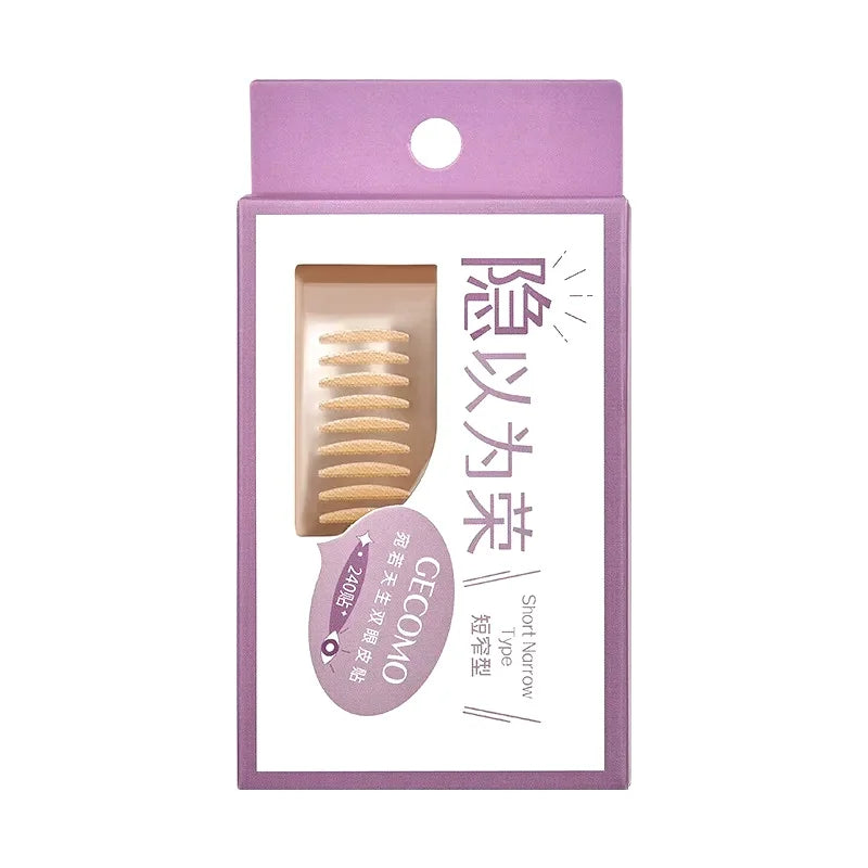 240 PCS Double Eyelid Stickers Natural Invisible And Long-lasting Shaping Big Eye Beauty Tapes For Single Eyelid Person
