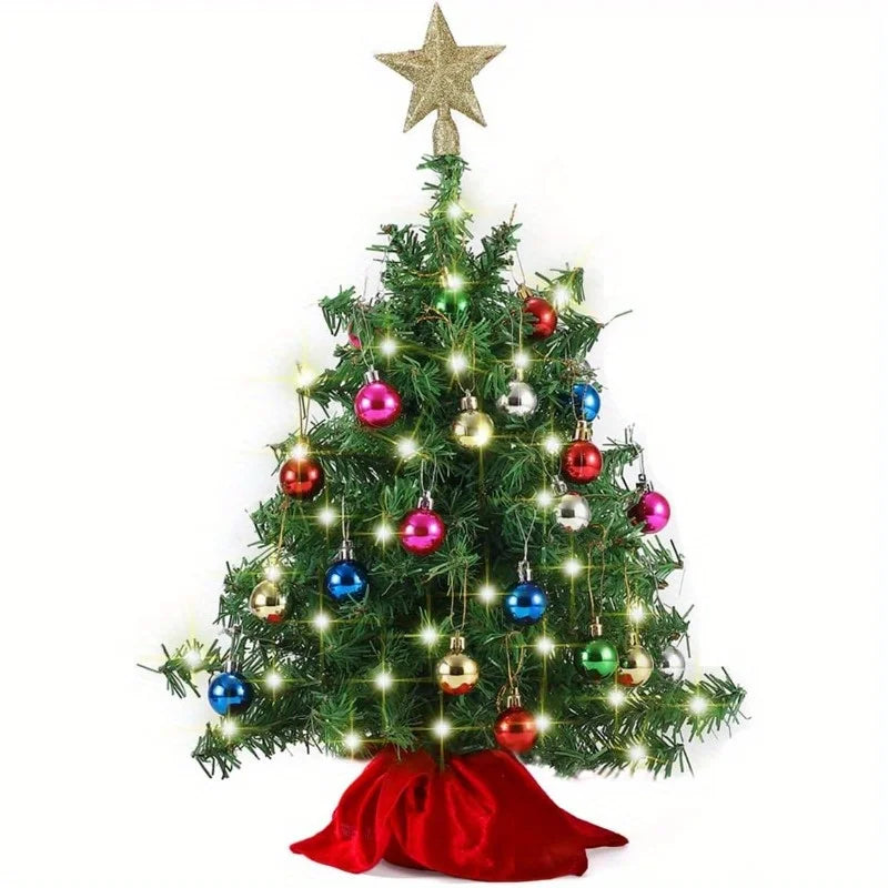 Joyfy Mini Christmas Tree With Clear Led Lights And Star