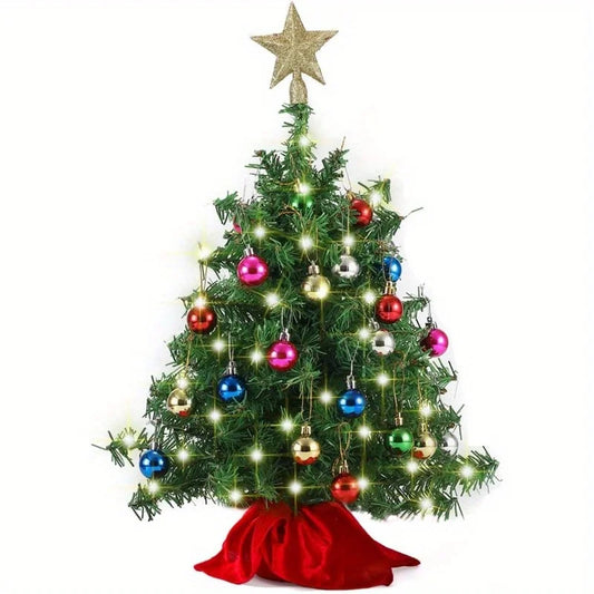 Joyfy Mini Christmas Tree With Clear Led Lights And Star