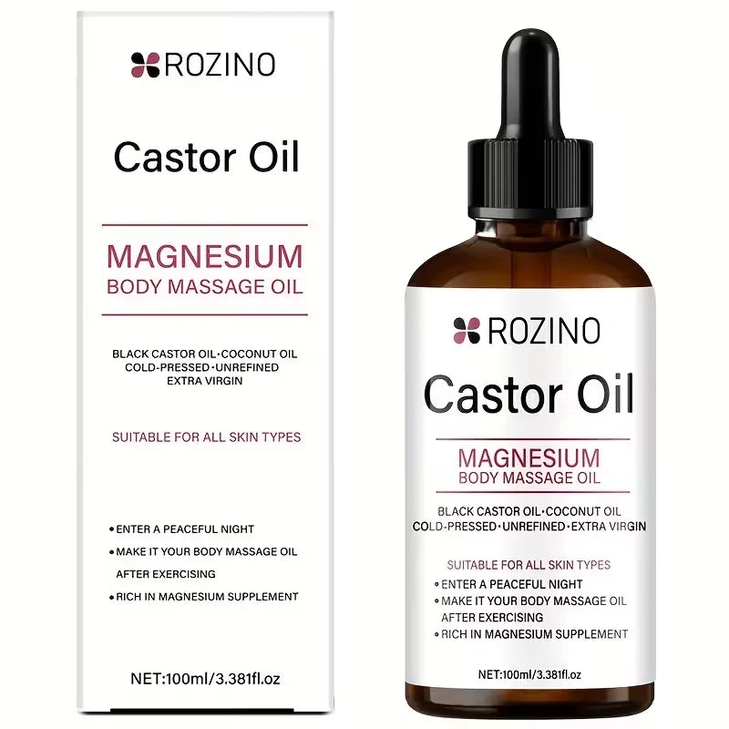 Rozino Magnesium Essential Massage Oil For Face And Body Care