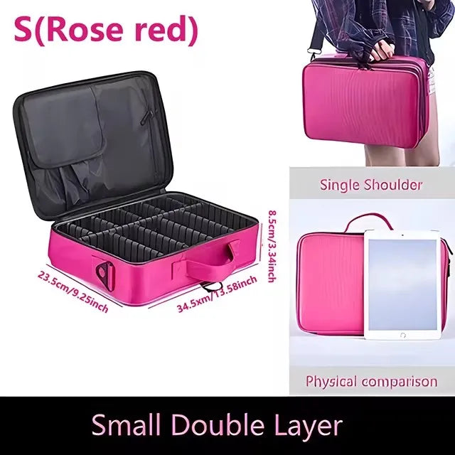 New Oxford Makeup Bag For Women Professional Large Capacity  Travel Cosmetic Case Waterproof Manicure Makeup Toolbox
