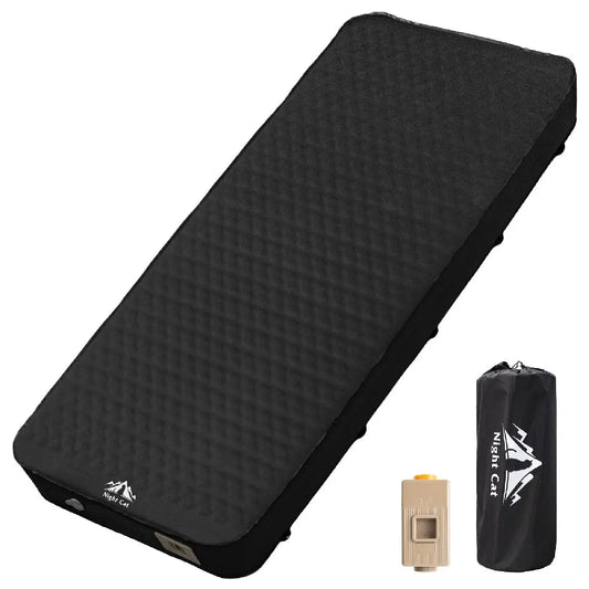 Night Cat Inflatable Sleeping Pad With Built In Electric Pump