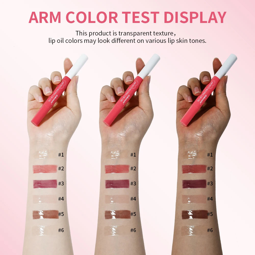 Moisturizing Plumping Lip Oil Remove Sloughed Off Lip Skin Long Lasting Glass Shiny Finish Lip Care Gloss Nourishing Lips Beauty Makeup