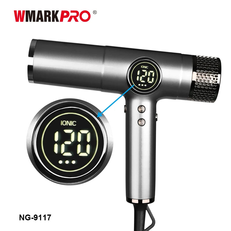 Wmark Professional Hair Dryer Featuring Negative Ion Bldc Motor