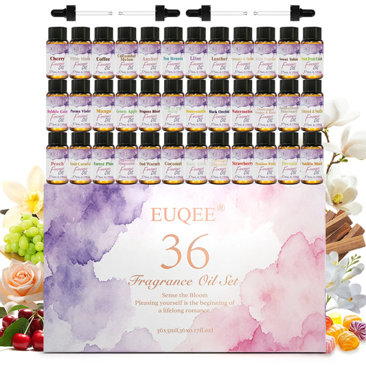 EUQEE Fragrance Oil Gift Set For Diffuser And Candle Making