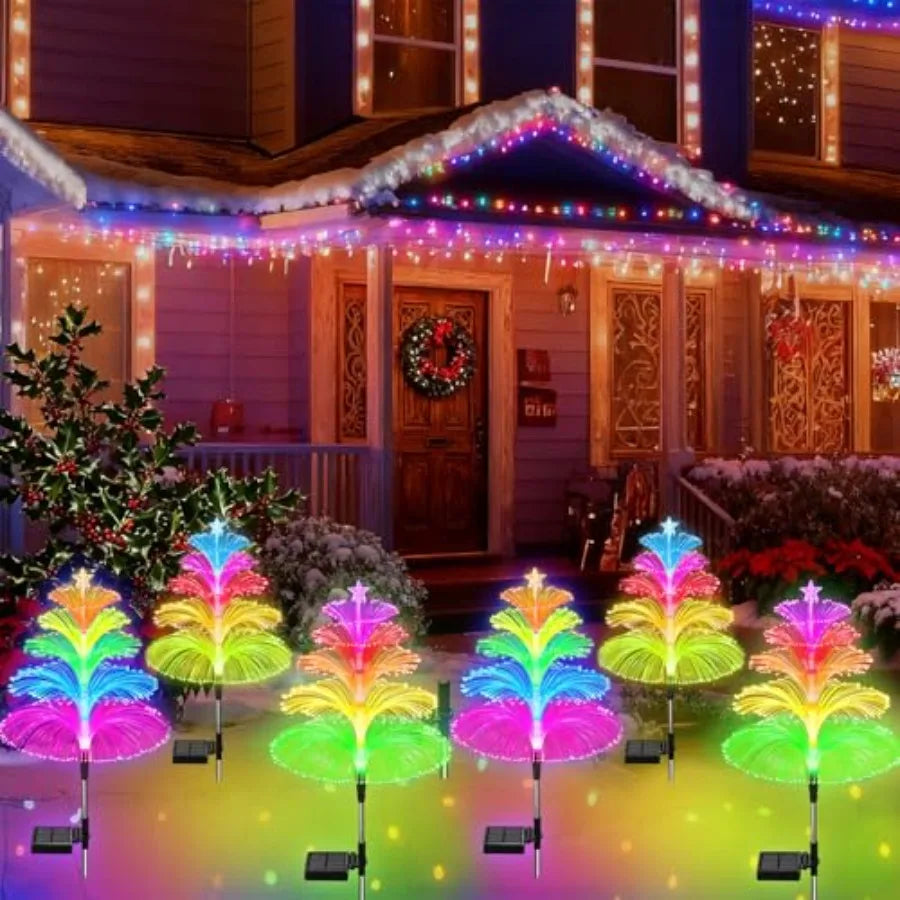 Solar Garden Solar Outdoor Waterproof Solar with New Upgraded 1 LED 8 s Outdoor Solar for Yard Outside Garden Pathway Decor Gif