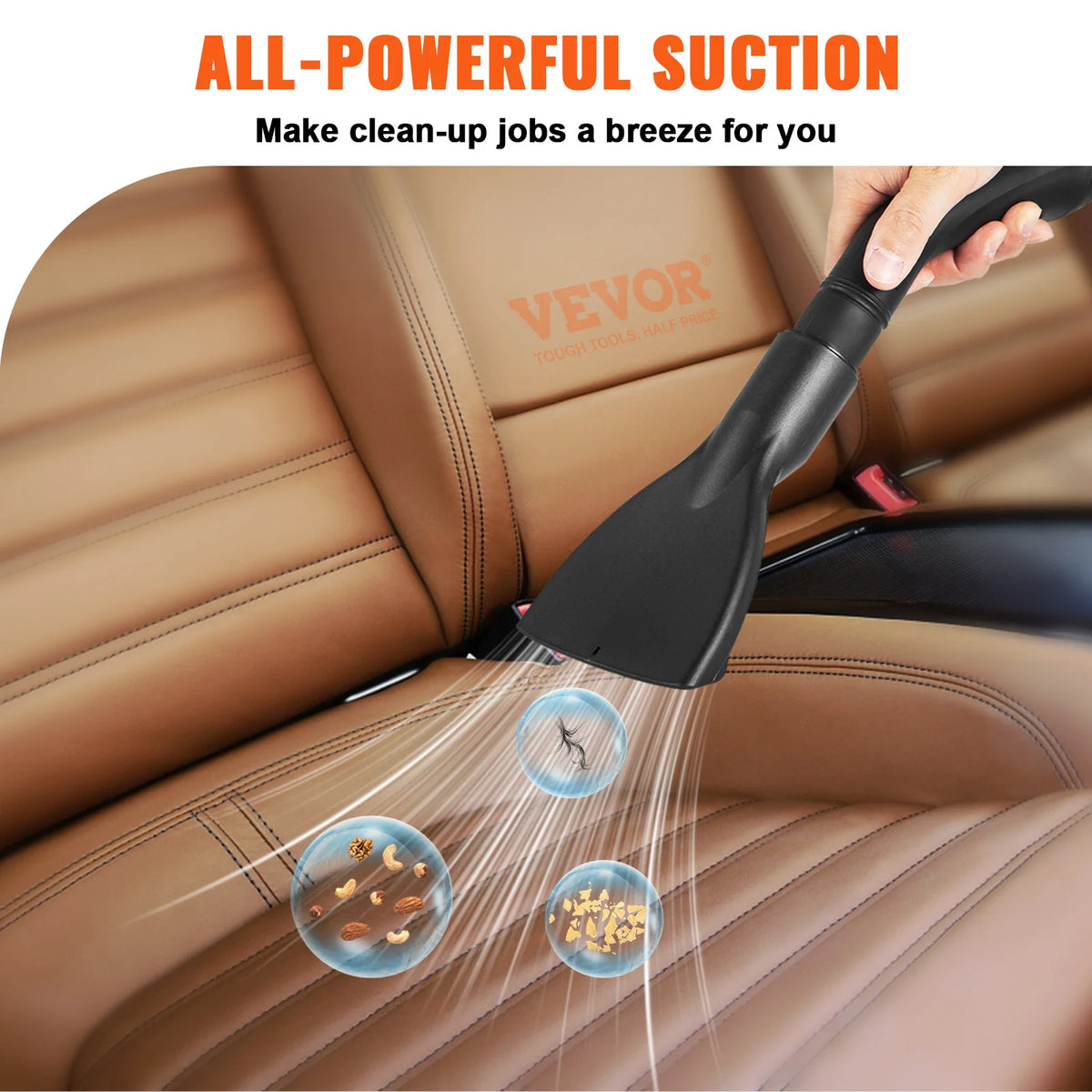 SucceBuy Wet Dry Shop Vacuum With Blower And HEPA Filter