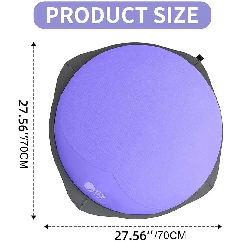 Workout equipment for home， balancing ball，half ball balance trainer，Yoga Exercise Ball for Home Gym Core Training Anti-Skid Surface,Aerobic exercise, dynamic balance training, core activation