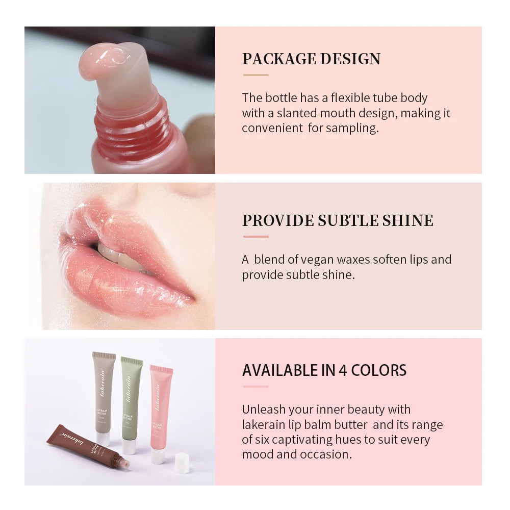 Ibcccndc Deep Moisturizing Mirror Lip Balm Butter Set